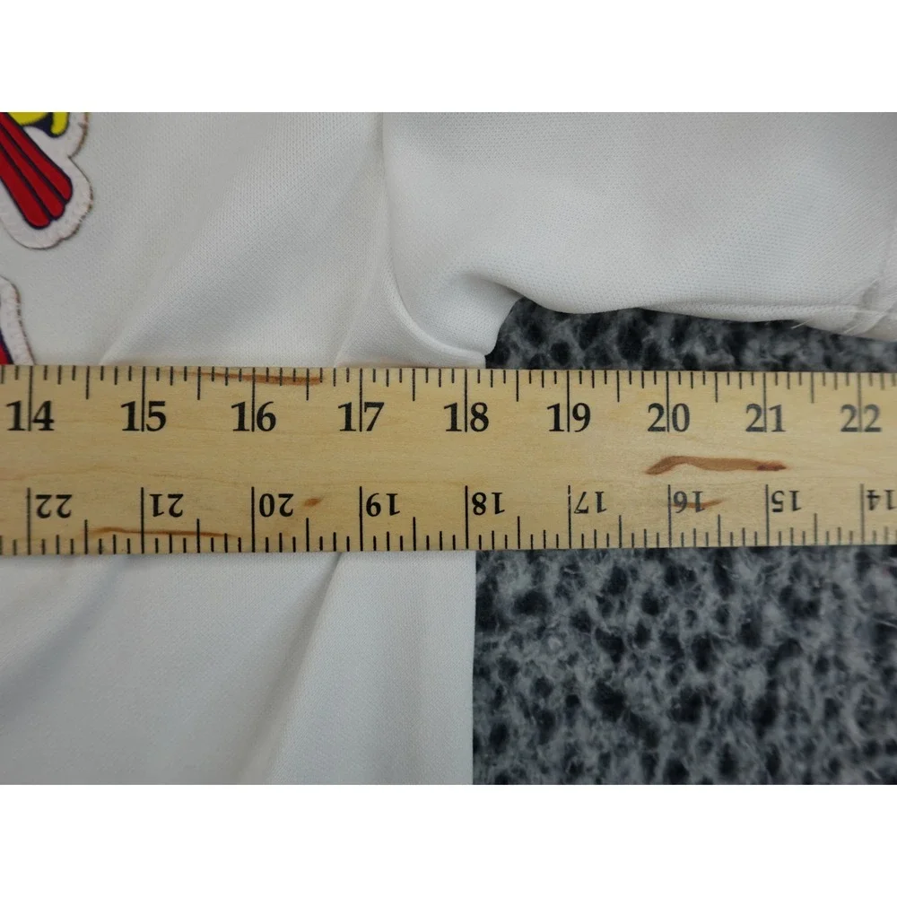 Majestic Baseball Jersey‎ Youth Large White 2011 World Series David Freese 23